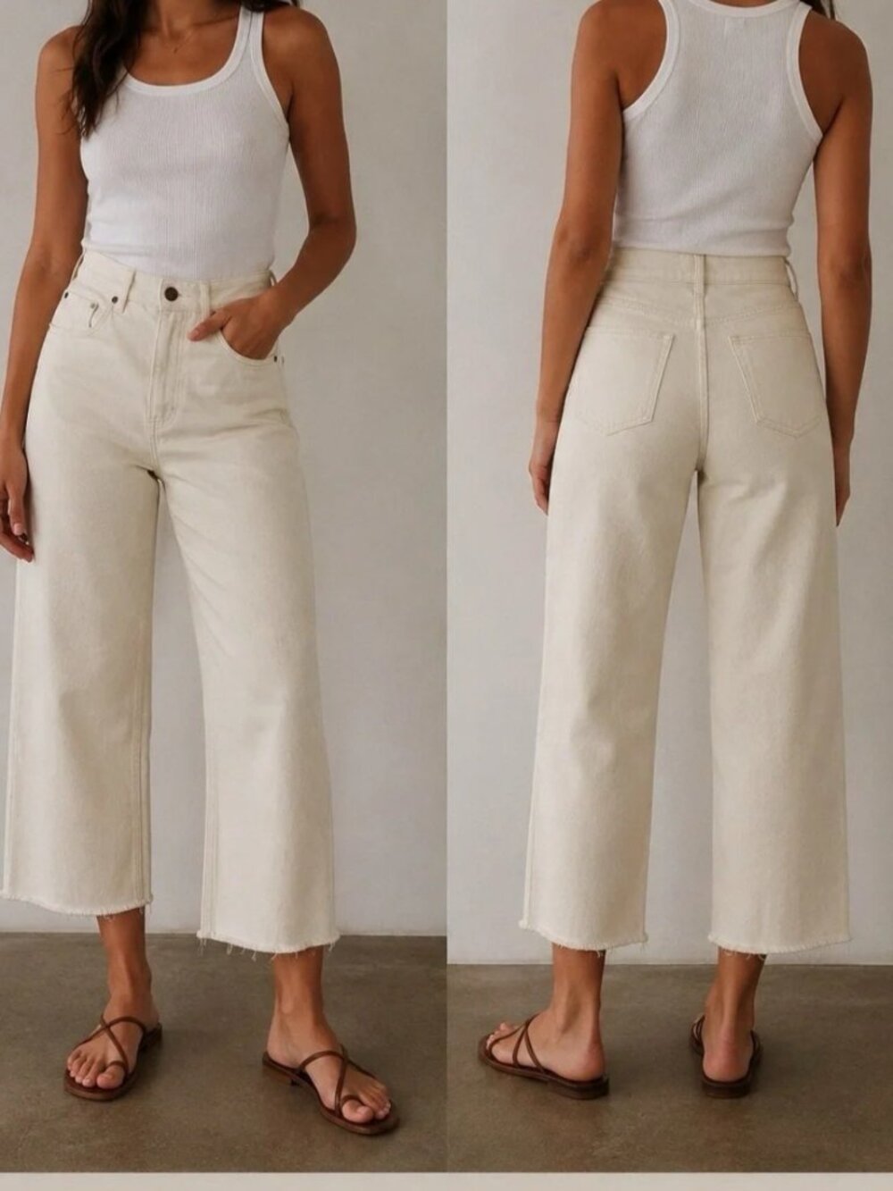 Sezane cropped jeans